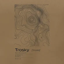 Trosky - vrstevnice v obdĺžniku