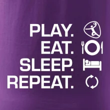 Play Eat Sleep Repeat hádzaná