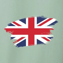 Britská vlajka roztrhaná