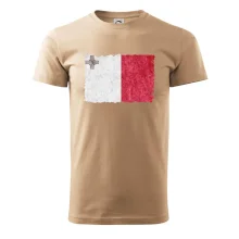 Vlajka Malta ohrýzaná