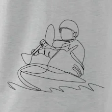 Kajak na vode jedným ťahom