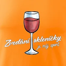 Zdvíhanie pohára je môj šport