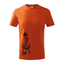 Husľový kľúč gitara Husľový kľúč gitara