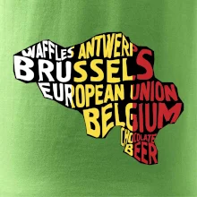 Mapy - názvy miest - Belgicko