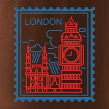 Londýn známka jednoduchá