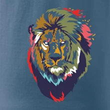 Hlava leva kreslená jednoduchá