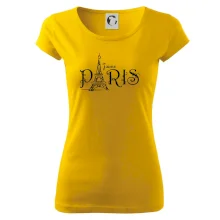 Paris nápis Eiffelovka rovný