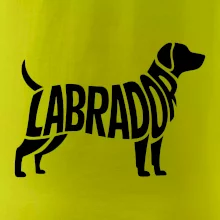 Labrador nápis v tele