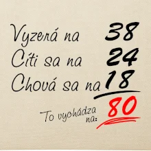 Vyzerá, cíti sa, chová sa - 80 rokov