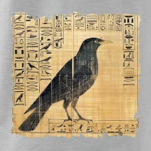 Egyptské hieroglyfy vták