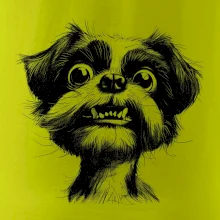 Čiernobiela karikatúra Ši-tzu