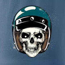 Moto prilba modrá