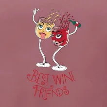 Best wine friends dancing (Pecka design)