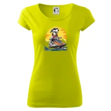 Chrt na vodnom skútri