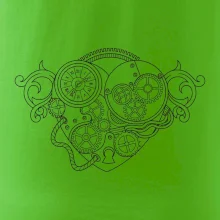 Steampunk srdce kreslené Steampunk srdce kreslené