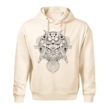 Steampunk sova čiernobiela Steampunk sova čiernobiela