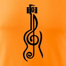 Husľový kľúč gitara