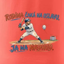 Rodina čaká na oslavu ja na nadhod