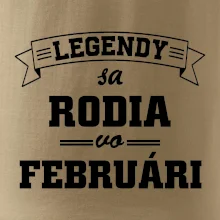 Legendy sa rodia vo februári