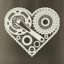 Srdce plné cyklo dielov