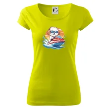 Bišónik na vodnom skútri