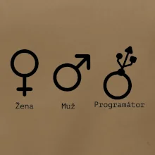 Muž žena programátor