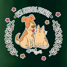 Mačka a pes best friends