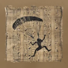 Egyptské hieroglyfy paraglide