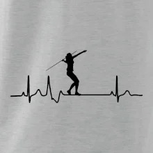 EKG hod oštepom žena