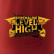 Motocross adrenaline level high