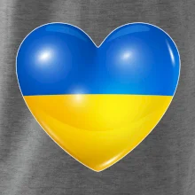 Ukrajina srdce vlajka