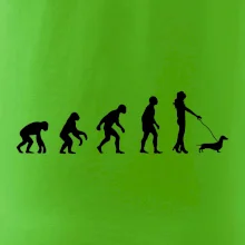Jazvečík Evolúcia žena Jazvečík Evolúcia žena