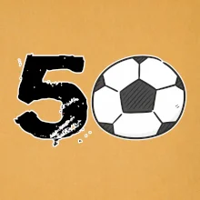 Futbal okrúhle narodeniny 50