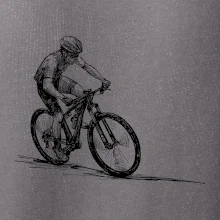 MTB kreslený cyklista MTB kreslený cyklista