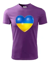 Ukrajina srdce vlajka