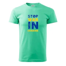 Farebný nápis Stop war in ukraine Farebný nápis Stop war in ukraine