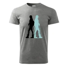 Nordic walking figúry - žena