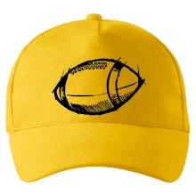 Americký futbal lopta skica