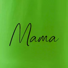 Nápis písací na prsiach - mama