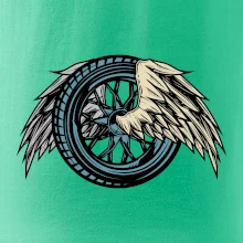 Moto koleso s krídlami