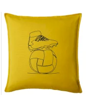 Futbalová lopta kopačka jedným ťahom Futbalová lopta kopačka jedným ťahom