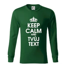 Keep calm - váš text Keep calm - váš text