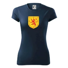 Škótsky lev na hrudi