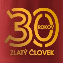 30 rokov zlatý človek
