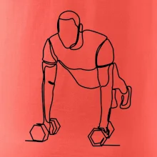 Tréner fitness jedným ťahom