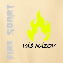 Hasiči - oheň - Váš názov - Prsník + chrbát
