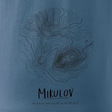 Mikulov - vrstevnice v kruhu