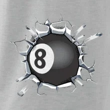 Biliardová guľa v triku