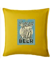 Save water drink beer poster