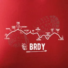 Profil kopců - Brdy Profil kopců - Brdy